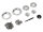 BoomRacing ProBuild 1.9" Alum COMBAT Faceplate (2) w/ Scale Screws & Tool Platinum BRPBF020PL