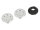 BoomRacing ProBuild XT5 COMBAT Style Wheel Cap Platinum (2) BRPBF020/CAP-PL