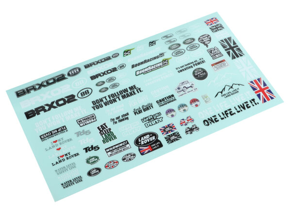 BoomRacing Decal Sticker for BRX02 88 Chassis for BRX02 88 BRX02364