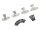 BoomRacing Metal Tailgate Hinge Set Raw Finish for BRX02 109 BRX02323S