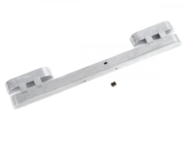BoomRacing Military Bumper for BRX02 Aluminum Raw Finish for BRX02 109 BRX02382
