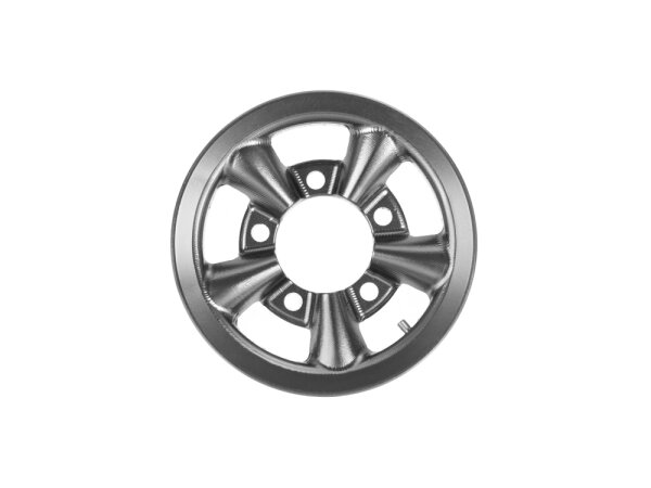 BoomRacing ProBuild 1.55 Alum Spin Force Classic Faceplate (1) Gun Metal BRPBF155-010GM