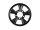 BoomRacing ProBuild 1.9 Alum Spin Force Classic Faceplate (1) Black BRPBF022BK