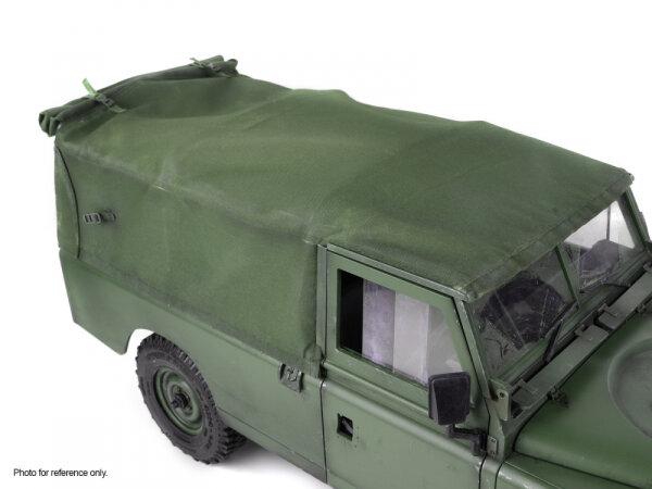 BoomRacing KUDU Full Canvas Soft Top Only for Series Land Rover 109 Full Hood Set (Green) for BRX02 109 BRX02392AG