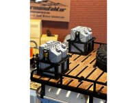 CRM Real Scale Jerrycan Halterung für Dach oder Ladefläche - 2 Kanister