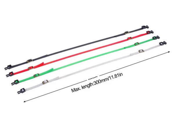 CRM Tie-Down Straps 1:10 – 30cm Securing Straps for RC Crawler (2 pcs)