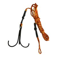 CRM Bergungsseil mit  Anker - 1mm Geflochtenes Seil ca. 1m