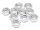 Team Raffee & Co Aluminum Steel Hex Nuts M4 (10) Silver TRC/S05001M4S