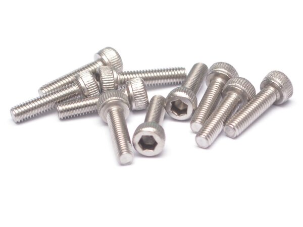 Team Raffee & Co 304 Stainless Steel M3x12mm Hex Socket Cap Head (10) TRC/S053012CH