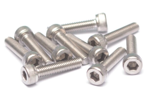 Team Raffee & Co 304 Stainless Steel M3x14mm Hex Socket Cap Head (10) TRC/S053014CH