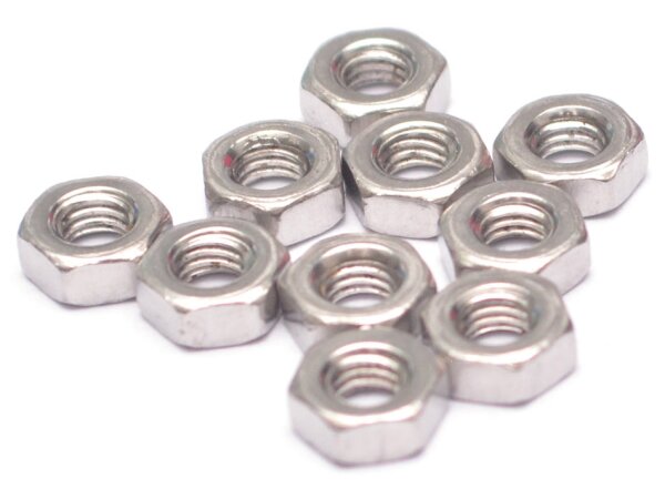 Team Raffee & Co 304 Stainless Steel Hex Nuts M3 (10) TRC/S05003M3