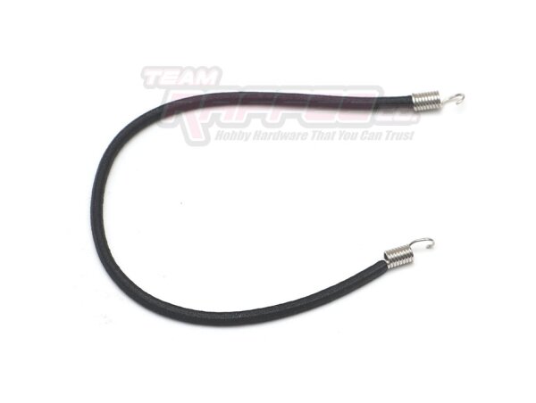 Team Raffee & Co 1/10 Scale Accessories Bungee Cord 20cm Black BRSCAC262BK