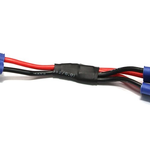 Team Raffee & Co Battery Harness For 2Pack In Parlle 14AWG - WRA0063