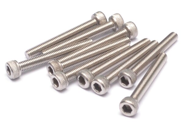 Team Raffee & Co 304 Stainless Steel M3x25mm Hex Socket Cap Head (10) TRC/S053025CH
