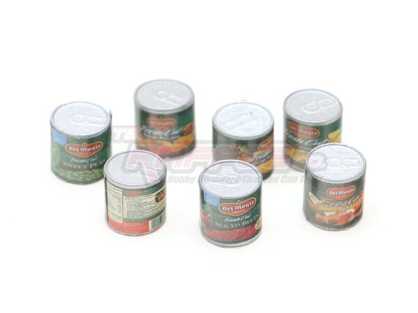 Team Raffee & Co RC Scale Accessories - Food Can (7/Set) BRSCAC302