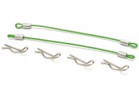 Team Raffee & Co 1/10 Car Body Clip with 80mm Cable...