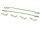 Team Raffee & Co 1/10 Car Body Clip with 80mm Cable (4) Green TRC/HY00006G