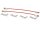 Team Raffee & Co 1/10 Car Body Clip with 80mm Cable (4) Red TRC/HY00006R