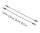Team Raffee & Co 110MM Body Clip Retainer(2) W/ 4 Body Clips For 1/10 Car Gun Metal for Miscellaneous  All BRHY00414GM