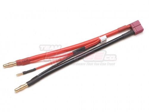 Team Raffee & Co 4mm Bullet Banana to Female Deans T-Plug LiPo Battery Lead Wire & JST-XH Balance TRC/302735