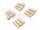 Team Raffee & Co 3.5mm Brass Gold Plated Banana Bullet Plug Male & Female for RC Motor & ESC (12) WRA0301