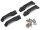 Team Raffee & Co Rubber Door Handle for TRX4 Land Rover (4) Black for Traxxas TRX-4 TRC/302450