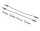 Team Raffee & Co 100MM Body Clip Retainer(2) W/ 4 Body Clips For 1/10 Car Gun Metal for Miscellaneous  All BRHY00007GM