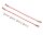 Team Raffee & Co 120MM Body Clip Retainer(2) W/ 4 Body Clips For 1/10 Car Red for Miscellaneous  All BRHY00415R