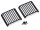 Team Raffee & Co Headlight Grille for TRX4 Land Rover 1 Pair for Traxxas TRX-4 TRC/302449
