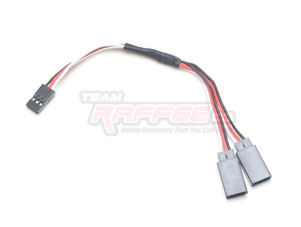 Team Raffee & Co Receiver Cable Wire 15cm w/ 2-Way Auxiliary Output WRA0111-15