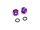 Team Raffee & Co Aluminum 5MM light bucket Purple TRC/HY00310P