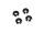 Team Raffee & Co Aluminum Flat Head Washers Screw Cups Black TRC/HY00322BK