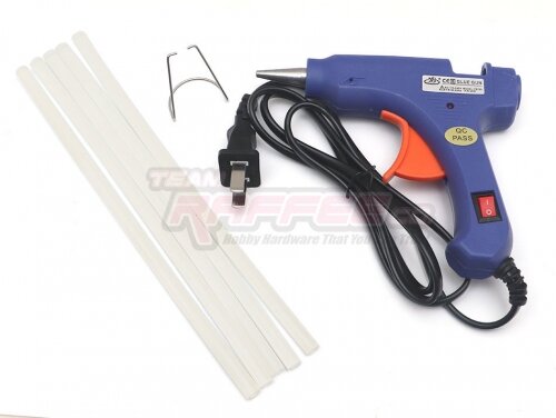Team Raffee & Co Hot Glue Gun + Hot Glue Gun Sticks 7x200mm (5 Pieces) TRC/302584