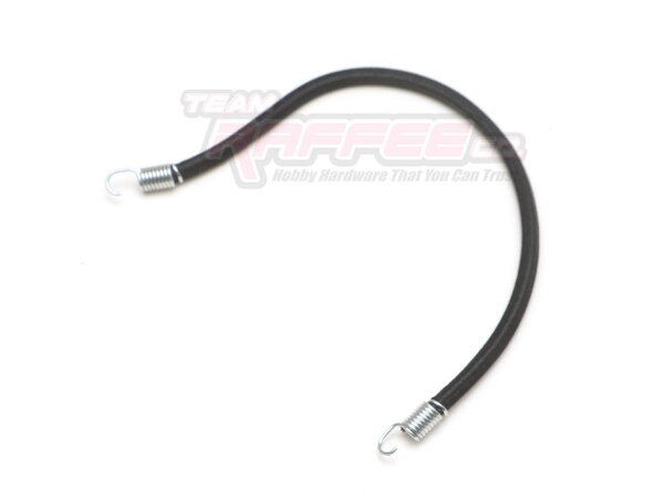 Team Raffee & Co 1/10 Scale Accessories Bungee Cord 15cm Black BRSCAC265BK