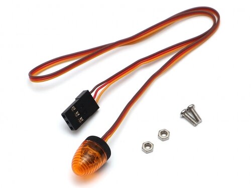 Team Raffee & Co Oval 360 Degree Rotation Flash LED Police Light Small Yellow TRC/302431SY