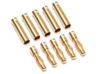 Team Raffee & Co 4mm Gold Banana Bullet Plug Male...