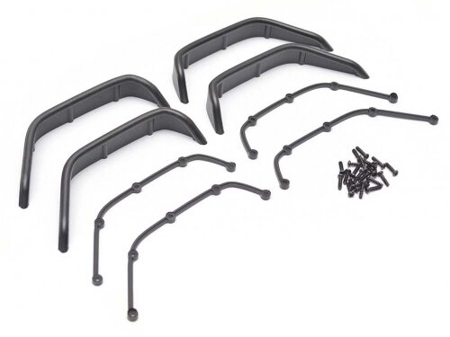 Team Raffee & Co 1/10 Scale Rubber Fender Flare Set for Rubicon TRC/302252