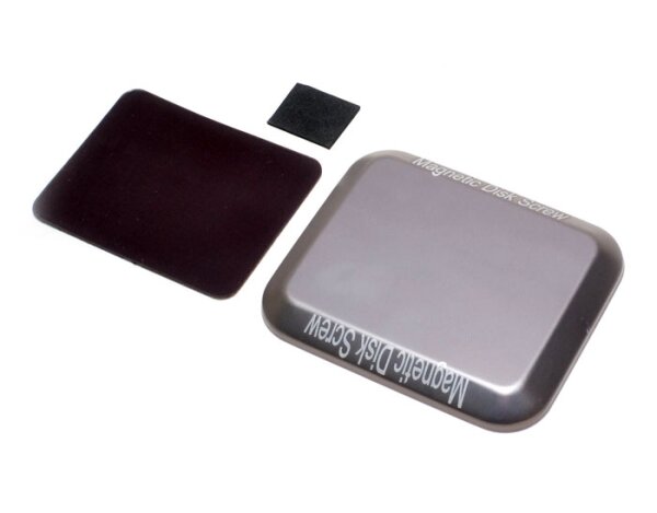 Team Raffee & Co Aluminum Screw Tray With Magnetic Pad For RC Car (108MM X88MM) Titanium BRHY00315TIT