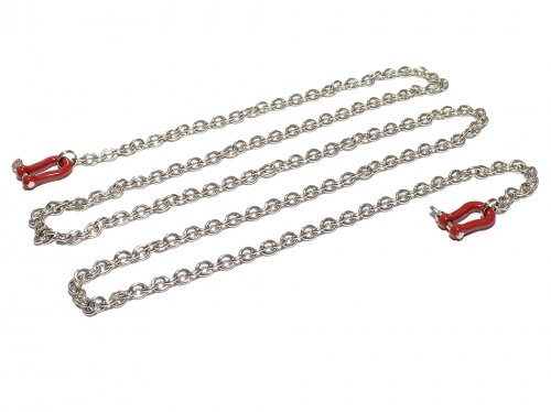 Team Raffee & Co Scale Accessories - Chain w/ Hook Red BRSCAC80126