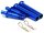 Team Raffee & Co Adjustable Aluminum Body Post - 1 Pair Dark Blue TRC/HY00196DB