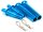 Team Raffee & Co Adjustable Aluminum Body Post - 1 Pair Blue TRC/HY00196B
