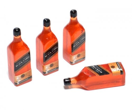Team Raffee & Co RC Scale Accessories - Johnnie Walker Black Label (4) BRSCAC043