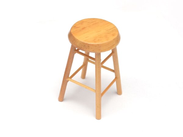 Team Raffee & Co Scale Accessories Wooden Stool BRSCAC189