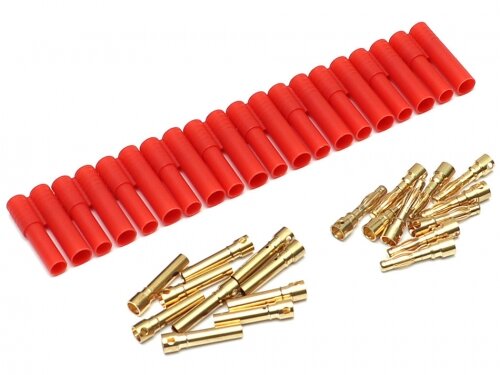 Team Raffee & Co 4mm Gold Banana Plug with Plastic Housing (5) TRC/K5014