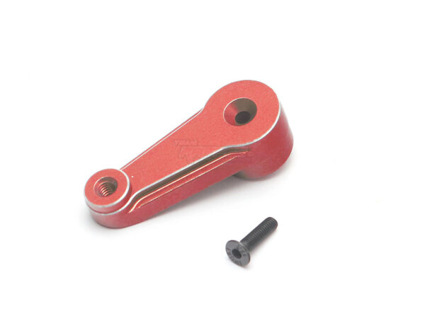 Team Raffee & Co Aluminium 7075 Steering Servo Arm (15T) Red for Axial SCX6 TRC/302883R