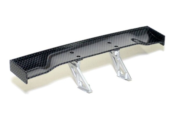 Team Raffee & Co 1/10th Scale CF Rear Spoiler Wing W/ Stands (#00455) BRHY00455