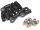 Team Raffee & Co M4 Nylon Rod Ends (Sideways) 19.5MM w/ Steel Pivot Ball (5.8x3x7.4mm) (10) BRQ90335