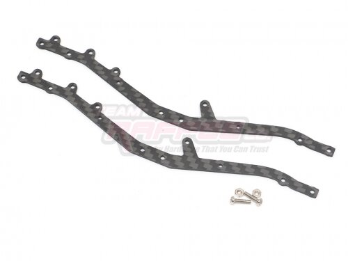 Team Raffee & Co Carbon Graphite Chassis Frame Rails (2) for Kyosho Mini Z 4X4 TRC/1114-001