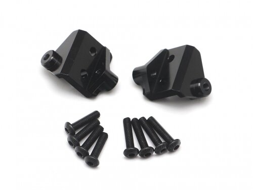 Team Raffee & Co Aluminum Chassis Link Mount Black for Tamiya CC02 TRC/1086001BK