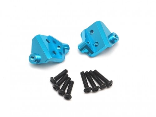 Team Raffee & Co Aluminum Chassis Link Mount Blue for Tamiya CC02 TRC/1086001B